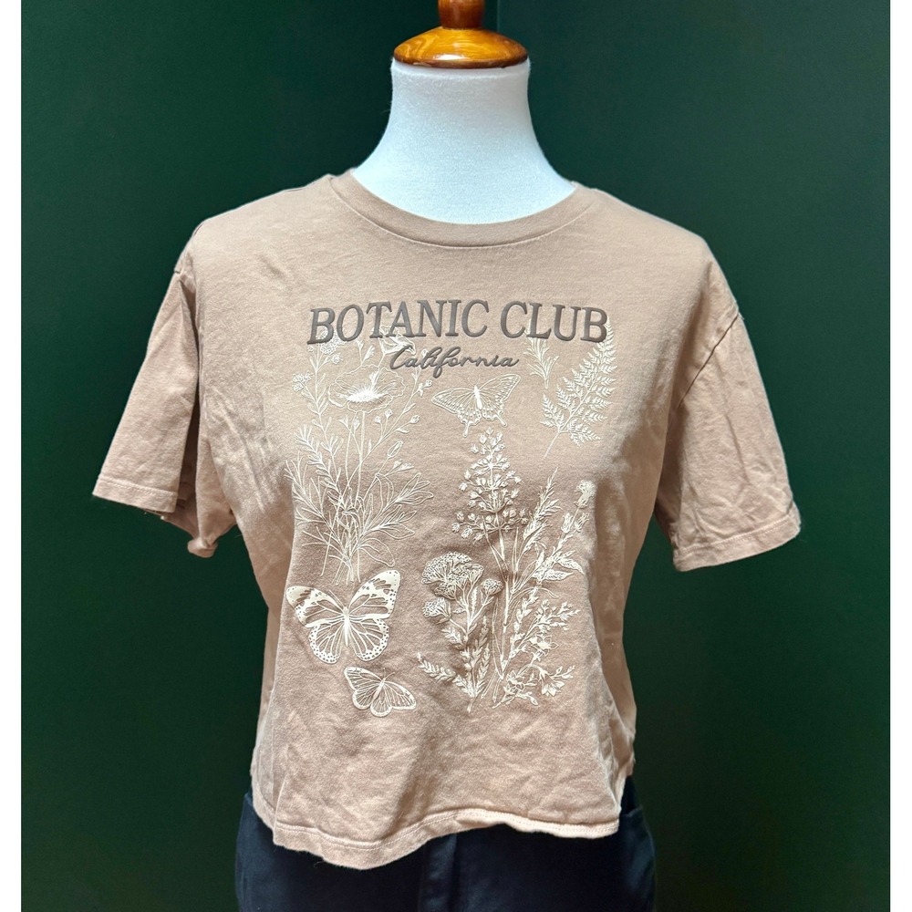 Organic‎ Collective Botanic Club California Graphic Tee Women's Size L